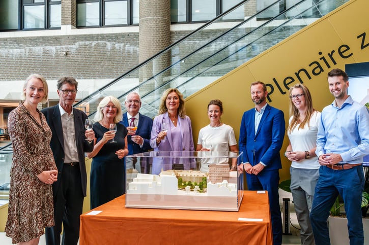 Tentoonstelling de nieuwe publieksentree Tweede Kamer